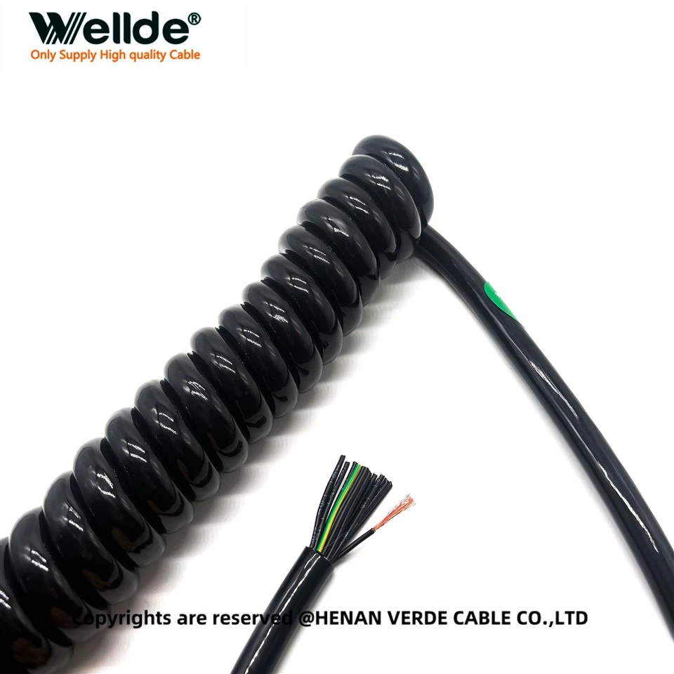 20AWG 18 südamikuga spiraalkaabel