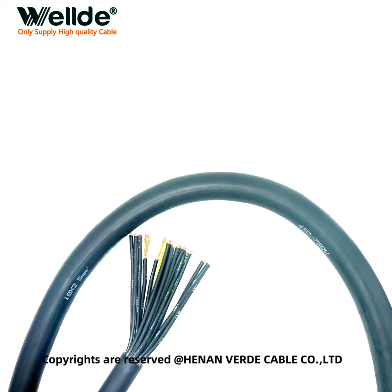 High-quality 18 core TPE control cable High-quality 18 core TPE control cable
